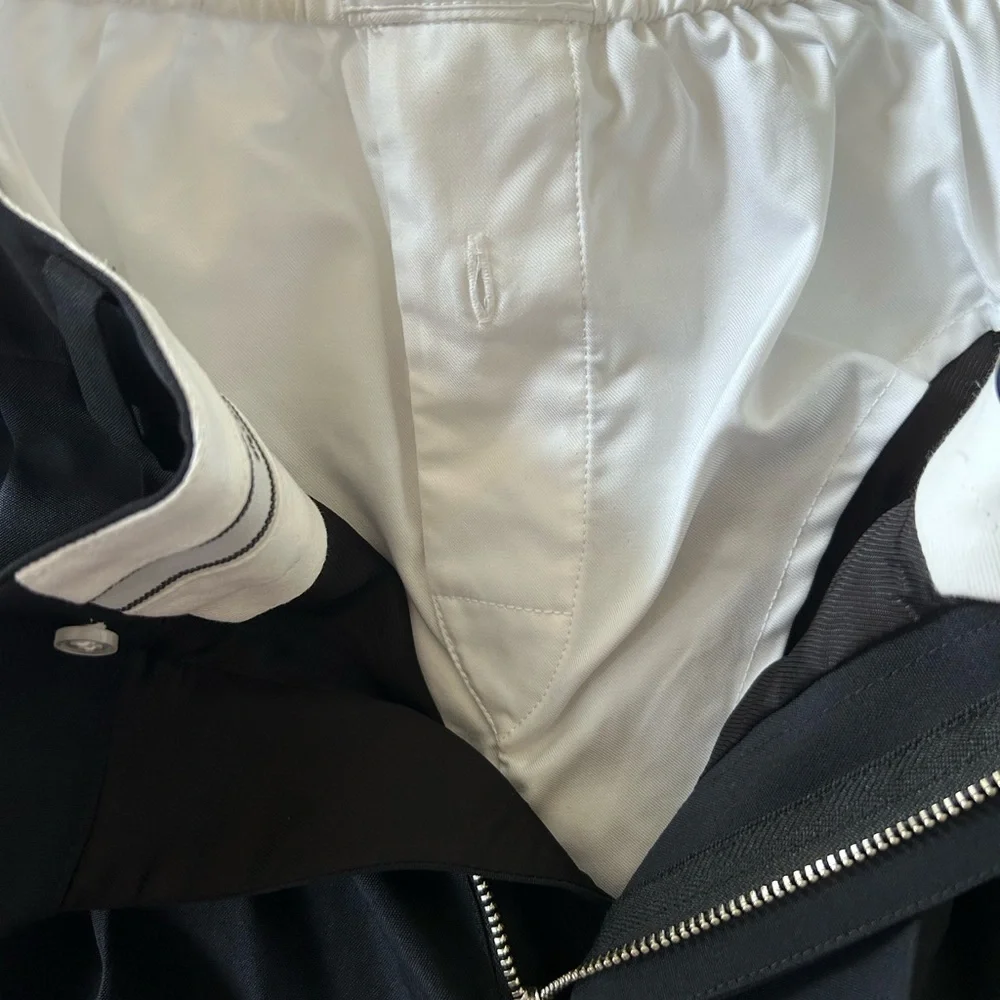 NWOT Alexander Wang Pre Styled Tailored Wool Culottes w/ Exposed Boxer Pants 00 - Picture 15 of 17